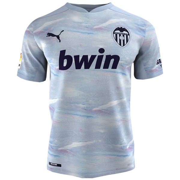 Tailandia Camiseta Valencia Tercera 2020-2021 Azul